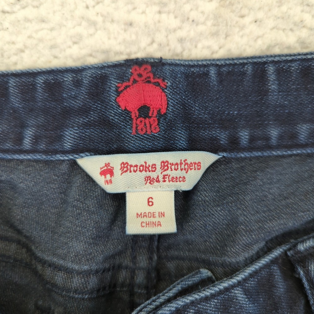 Brooks Brothers Dark Blue Straight Leg Jeans View 5